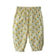 thumbnail image 1 of XBASW Baby Toddler Cotton Harem Pants for Girls Boys Summer Print Bloomers Elastic Waist Joggers Trousers for 6M-4T, 1 of 7