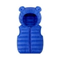 thumbnail image 1 of XBASW Baby Toddler Hooded Vest for Boys Girls Winter Puffer Cotton Waistcoat Zipper up Sleeveless Jacket Size 1-6Y, 1 of 10