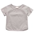 thumbnail image 1 of XBASW Baby Toddler Kids T-Shirt Cotton Short Sleeve Tee Shirt Summer Pullover Tops Outfit for Boys Girls 9 Months - 4 Years, 1 of 9