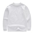 thumbnail image 1 of XBASW Baby Toddler Kids Thermal Underwear Tops for Boys Girls Spring Fall Base Layer Bottoming Shirt Turtleneck Sweater for 2-10 Years, 1 of 9