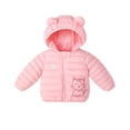 thumbnail image 1 of XBASW Baby Toddler Puffer Jacket with Hood Cute Cartoon Cotton Coats Winter Warm Outerwear Thick Snowsuit for Boys Girls 6M -5Y, 1 of 9