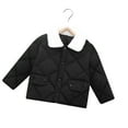 thumbnail image 1 of XBASW Baby Toddler down Cotton Jacket for Boys Girls Fleece Turn-Down Collar Coat Winter Warm Outwear Thick Snowsuit for Kids Size 1-7Y, 1 of 12