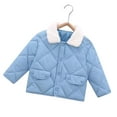 thumbnail image 1 of XBASW Baby Toddler down Cotton Jacket for Boys Girls Fleece Turn-Down Collar Coat Winter Warm Outwear Thick Snowsuit for Kids Size 1-7Y, 1 of 12