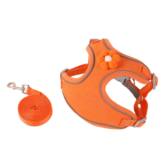 XBASW Dog Harness with Leash Set Adjustable Buckle Reflective Dog Harness for Small Medium Dog