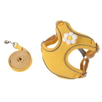 XBASW Dog Harness with Leash Set Adjustable Buckle Reflective Dog Harness for Small Medium Dog