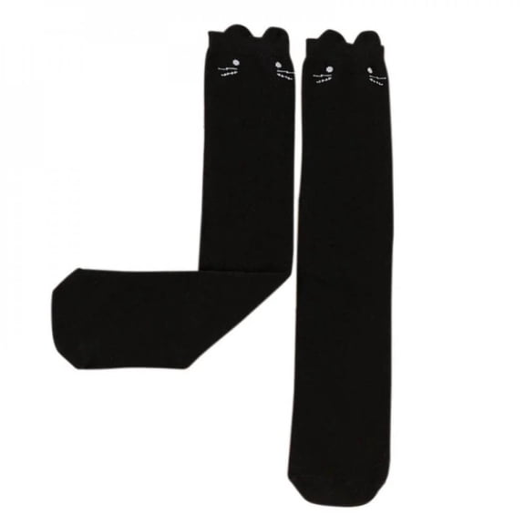 XBASW Girls Cartoon Thigh High Socks for Baby Newborn Non-slip Knee High Socks Girls Cotton Socks 0-3Y