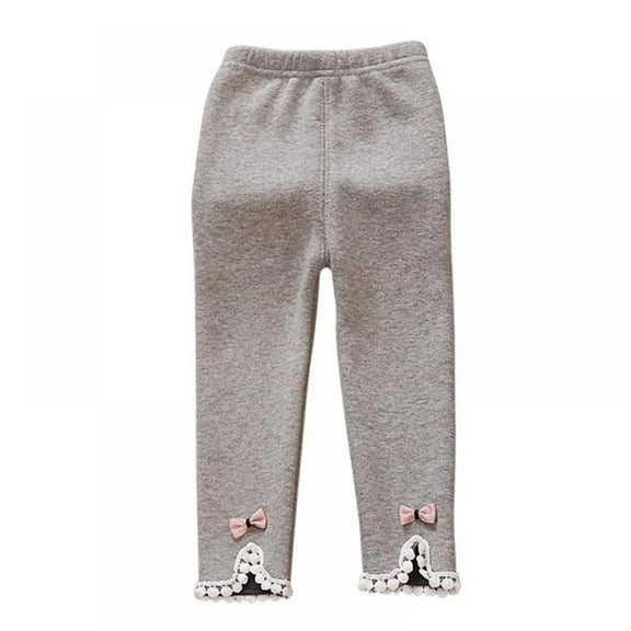 XBASW Infant Baby Toddler Girls Fleece Lined Leggings Thick Footless Trousers Spring Fall Winter Stretch Pants 0-4 Years