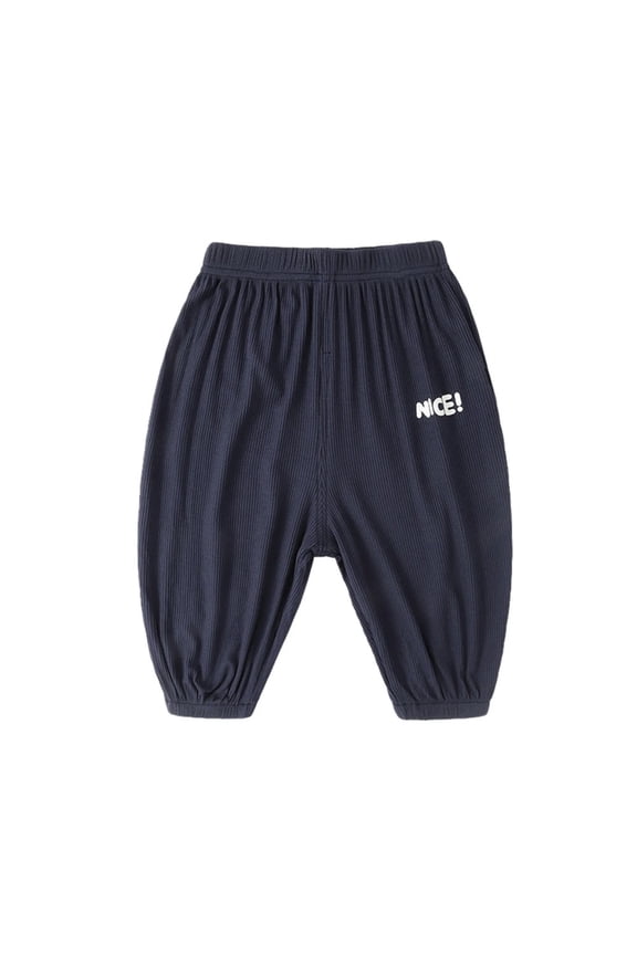 Infant Baby Toddler Harem Pants Elastic Waist Bottoms Trousers Soft Summer Sweatpants Cotton Joggers for Girls Boys 3 -24M