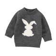 thumbnail image 1 of XBASW Infant Toddler Baby Cartoon Sweater Fall Winter Crewneck Pullover Tops for Boys Girls 6M-3Y, 1 of 8