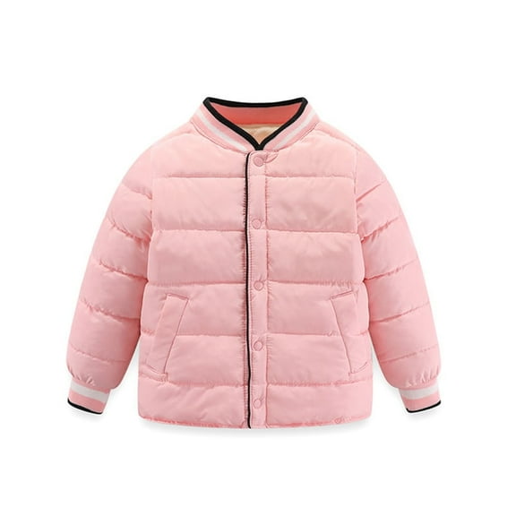 XBASW Kids Baby Boys Girls Cotton Jacket Light Toddler Warm Coats Fall Winter down Lined Outerwear for 3-14 Years
