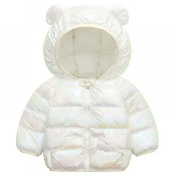 XBASW Kids Baby Boys Girls Hoods Winter Coats down Cotton Jacket Toddler Warm Light Puffer Cotton Jacket Outwear 2-7T