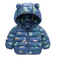 thumbnail image 1 of XBASW Kids Baby Boys Girls Winter Coats Snowsuit Toddler Hooded down Cotton Jacket Light Puffer Warm Windproof Outwear 2-7T, 1 of 8