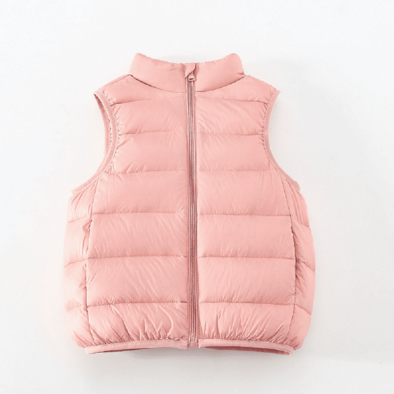 XBASW Kids Baby Light down Vest Solid Color Warm Waistcoat Winter Sleeveless Puffer Jacket for Boys Girls 2-12T