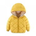 thumbnail image 1 of XBASW Kids Baby Winter Cotton-Padded Coats for Boys Girls Hooded Zipper Jacket Toddler Coat Outerwear Thickening Snowsuit for 2-7Y, 1 of 7