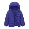 thumbnail image 1 of XBASW Kids Baby Winter down Coats Light Puffer Jacket for Boys Girls Hooded Cotton Zipper Jacket Outwear for Toddler 3-11Y, 1 of 6