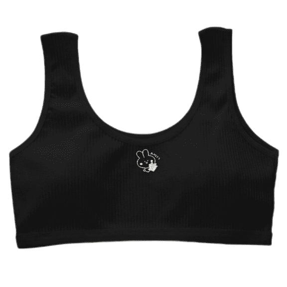 XBASW Kids Juniors Training Bras for Girls Sports Seamless Bra Cotton Tank L -2XL