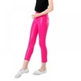 thumbnail image 1 of XBASW Kids Teen Baby Girls Shiny Leggings Gymnastic Ballet Dance Pants Girls Stretch High Waist Tights Trousers for 2-13 Years, 1 of 9