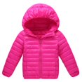 thumbnail image 1 of XBASW Kids Teen Boys Girls Winter down Jacket Warm Hooded Puffer Coat Baby Light Water-Resistant Unisex Outerwear 2-18Y, 1 of 9