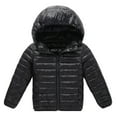 thumbnail image 1 of XBASW Kids Teen Boys Girls Winter down Jacket Warm Hooded Puffer Coat Baby Light Water-Resistant Unisex Outerwear 2-18Y, 1 of 9