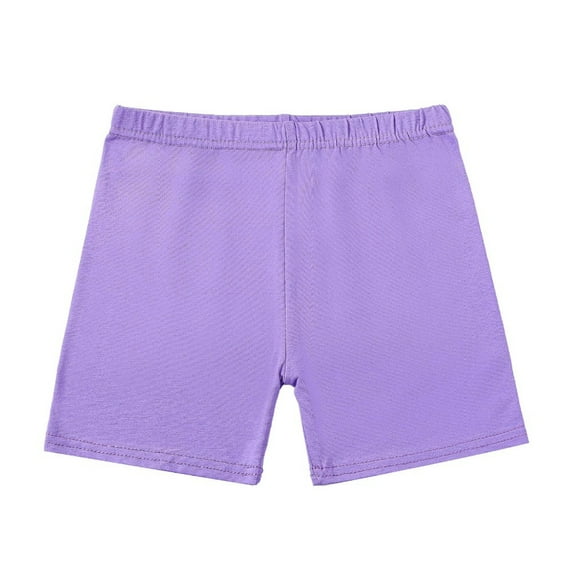 XBASW Kids Teen Cotton Biker Shorts for Girls Candy Color Boxer Underwear Elastic Waist Safety Shorts for Girls 7-14T
