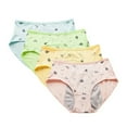 thumbnail image 1 of XBASW Kids Teen Girls Period Underwear Solid Color Panties Cotton Protective Briefs Pack of 4 for 12-14 Years, 1 of 7