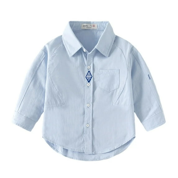 XBASW Kids Toddler Baby Boys Shirt Spring Autumn Button up Henley Shirt Long Sleeve Cotton Tees Blouses Tops 3-8T
