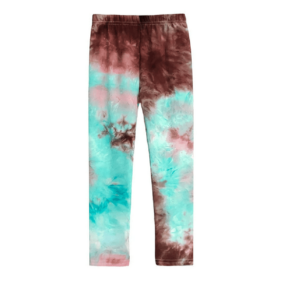 XBASW Kids Toddler Baby Girls Leggings Spring Summer Print Trousers Stretch Soft Pants Milk Silk Bottoms for 2~8 Years Old