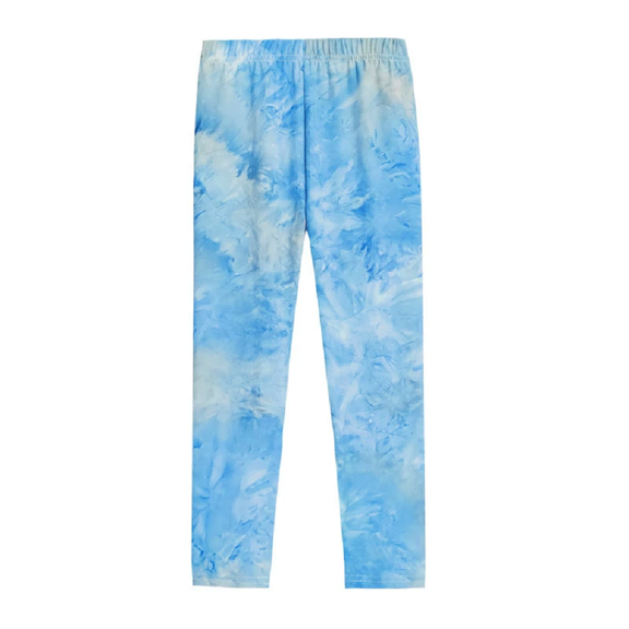 XBASW Kids Toddler Baby Girls Leggings Spring Summer Print Trousers Stretch Soft Pants Milk Silk Bottoms for 2~8 Years Old