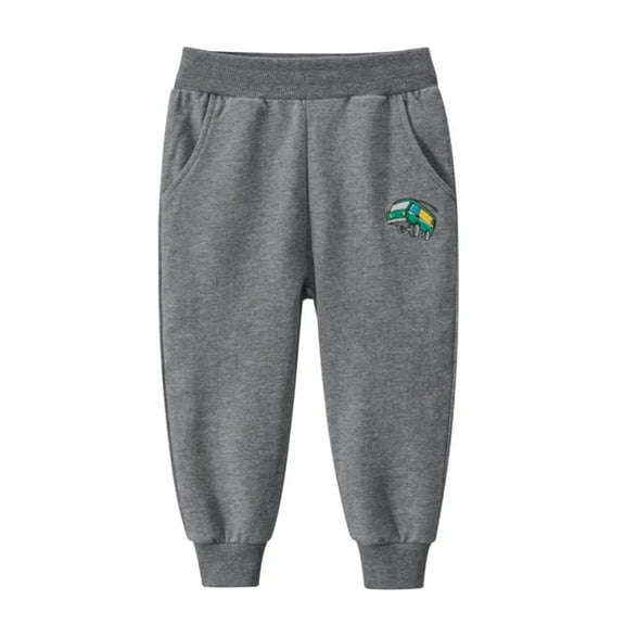 XBASW Kids Toddler Cotton Jogger Sport Pants Spring Autumn Casual Harem Trousers Cartoons Sweatpants for Boys Girls 1-9T