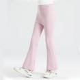 thumbnail image 1 of XBASW Kids Toddler Flare Leggings Stretch Yoga Flare Pants High Waist Bell Bottom Spring Fall Trousers for Workout Sports 3-9T, 1 of 8