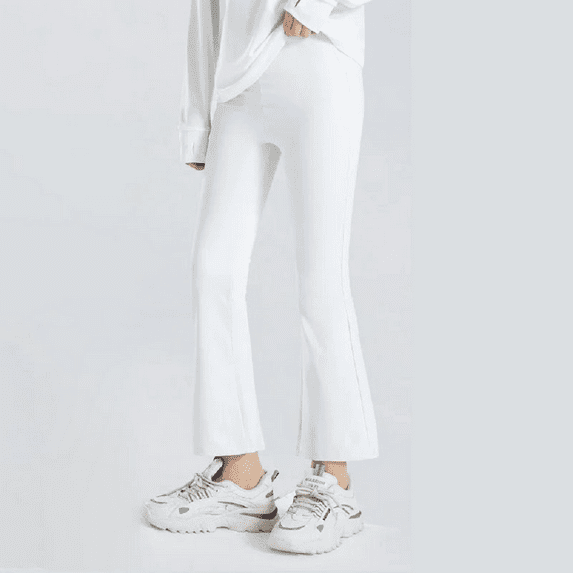 XBASW Kids Toddler Flare Leggings Stretch Yoga Flare Pants High Waist Bell Bottom Spring Fall Trousers for Workout Sports 3-9T