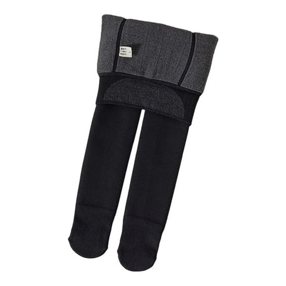 XBASW Kids Toddler Girls Fleece Lined Leggings Winter Warm Tights Cotton Thick Pants Connected Foot Trousers for Teen 1-15Y