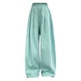 thumbnail image 1 of XBASW Kids Toddler Girls Wide Leg Pants Loose Trousers Teen Summer Casual Girls Straight Pants for 5-16, 1 of 8