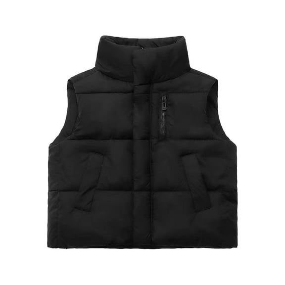 XBASW Kids Toddler Light Winter Vest Quilted Puffer Sleeveless Jacket Baby Fall Winter down Waistcoat for Boys Girls Size 2-10T