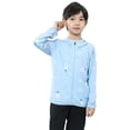 thumbnail image 1 of XBASW Kids Toddler Sun Shirt for Boys Girls Upf 50+ Sun Protection Jacket Hooded Rash Guard Summer Long Sleeve Sunsuits 4-12T, 1 of 8