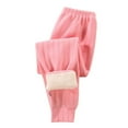 thumbnail image 1 of XBASW Kids Toddler Thermal Underwear Fall Winter Fleece Bottoms Pants School Students Thick Long Johns Warm Trousers for Boys Girls 3-8Y, 1 of 9