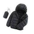 thumbnail image 1 of XBASW Kids Toddler Youth Hooded Puffer Jackets Winter down Cotton Coats Light Weight Padded Outerwear for Boys Girls 1-14Y, 1 of 10