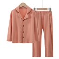 thumbnail image 1 of XBASW Kids Toddlerr Teen Pajamas Set 2PCS Long Sleeve PJS Button down Top and Pants Sleepwear Soft Loungewear Outfit Spring Fall 5-15 Yea, 1 of 11