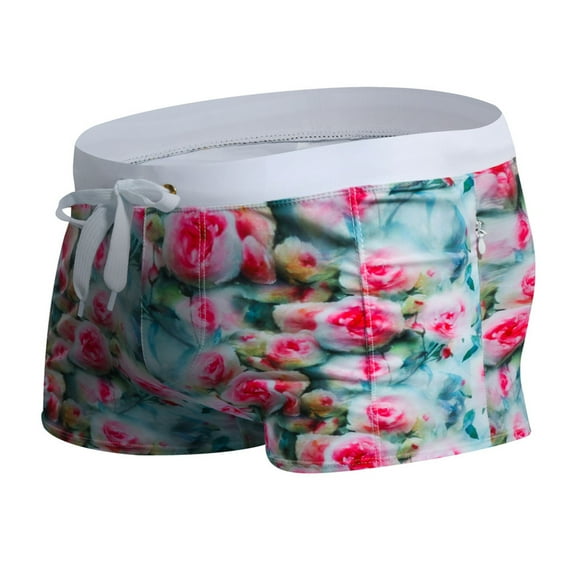 XBASW Men's Swim Trunks Beach Swim Shorts Quick Dry Swimwear with Zipper Pockets S-XXL