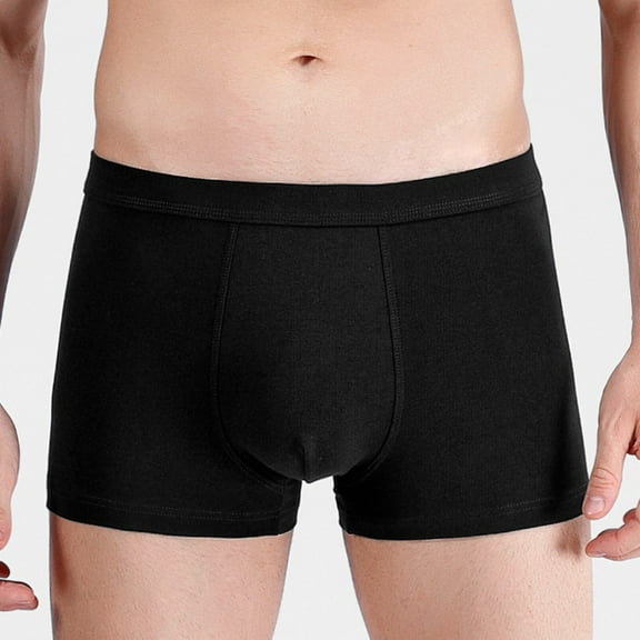 XBASW Men's Underwear Boxer Briefs Cotton Breathable Mens Underpants Four Corners Shorts for Men L-4XL