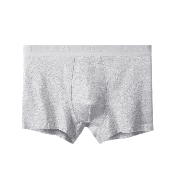 XBASW Men's Underwear Cotton Boxer Briefs Mid-Waist Breathable Undies Four Corners Shorts Panties for Mens L-4XL