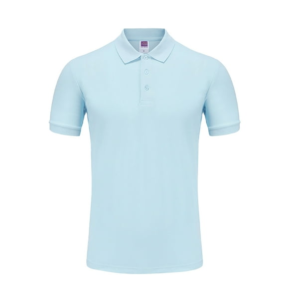 XBASW Mens Womens Cotton T Shirts Lapel Short Sleeve Casual Tees Solid Color Unisex T Shirts for Summer S -3XL