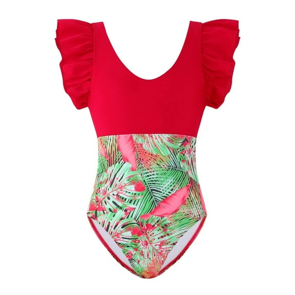 XBASW Mother Daughter Swimsuits Family Matching Girls Swimwear Women Bikini Set Summer Bathing Suit