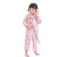 thumbnail image 1 of XBASW Newborn Baby Flannel Jumpsuit Pajamas Fit Footless Cotton Sleepwear Fall Winter One-Piece for Boys Girls 6M - 2Y, 1 of 10
