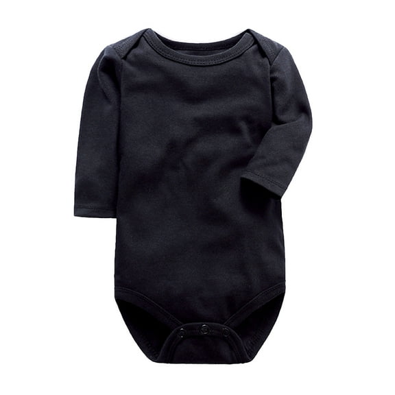 XBASW Newborn Baby Unisex Onsies Boys Girls Solid Bodysuit Romper Jumpsuit for Spring Fall 3 -24 Months