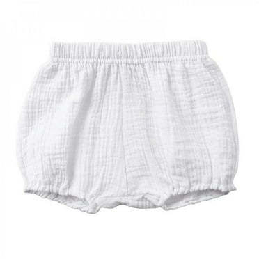 XBASW Newborn Toddler Baby Bloomers Girls Boys Cotton Linen Shorts Reusable Diaper Cover 0-4T
