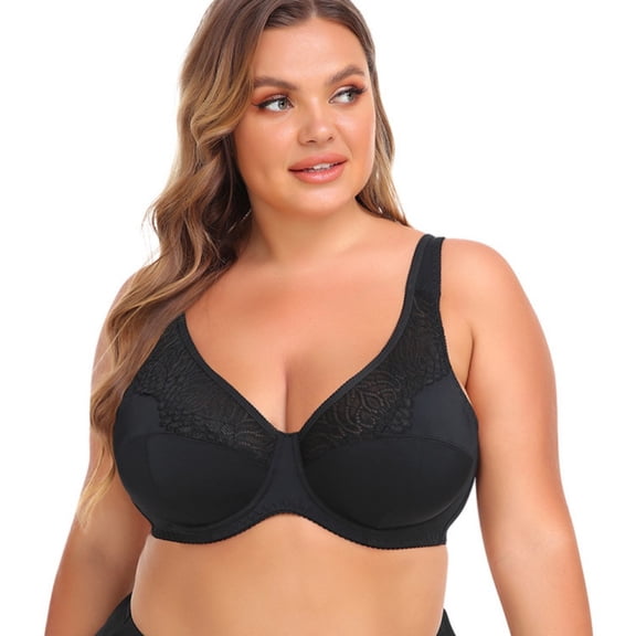 XBASW Push up Bra for Womens Lace Steel Ring Underwear Plus Size Comfortable Brassiere S-6XL