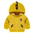 thumbnail image 1 of XBASW Toddler Baby Boys Dinosaur Sweatshirt Jacket Long Sleeve Zip Coat Spring Fall Boys Hooded Jacket for Kids 1-8Y, 1 of 8