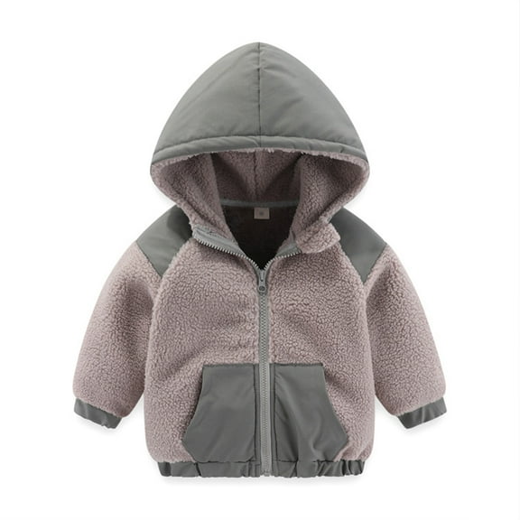 XBASW Toddler Baby Boys Hooded Tops Jackets Long Sleeve Hoodie Zipper Cotton Coats Fall Winter Pullover Top for 6M-7Y