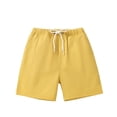 thumbnail image 1 of XBASW Toddler Baby Boys Sports Shorts Solid Color Casual Shorts Kids Cotton Summer Shorts Pants for Boys 2-7T, 1 of 9
